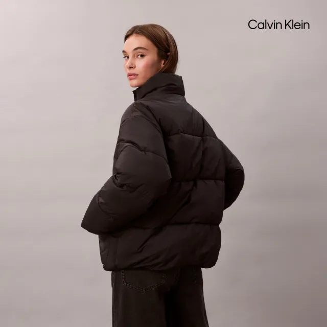 【CALVIN KLEIN】官方旗艦館CK 中級重量羽絨外套_黑色