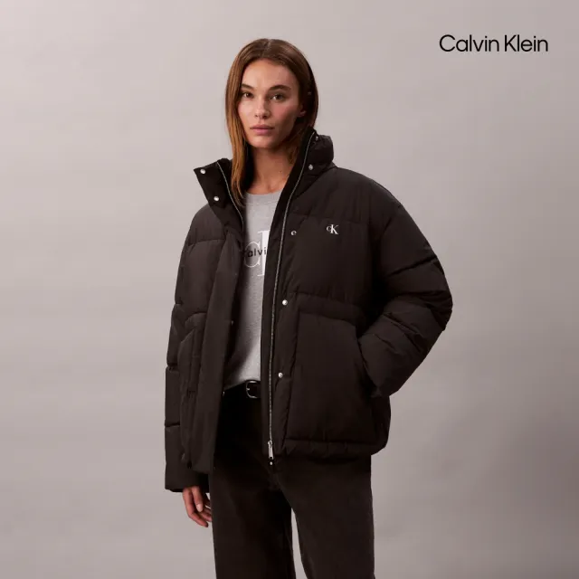 【CALVIN KLEIN】官方旗艦館CK 中級重量羽絨外套_黑色
