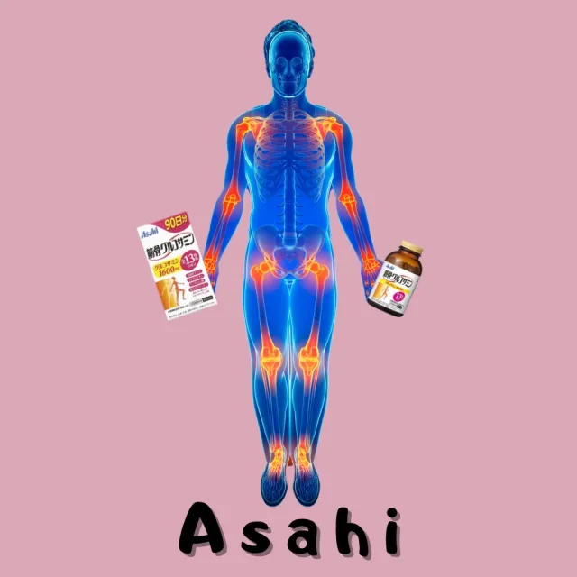 【ASAHI 朝日】軟骨素+鈣+葡萄糖胺錠X3(90日/瓶)