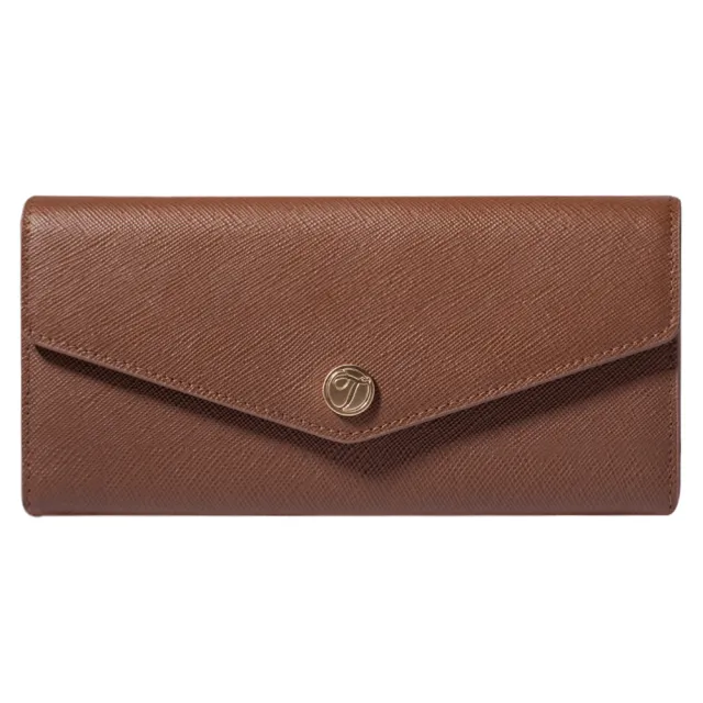 【THEODORA’S 希奧朵拉】父親節送禮精選 品牌RFID防盜信封長夾(錢包 皮夾 新年開運)