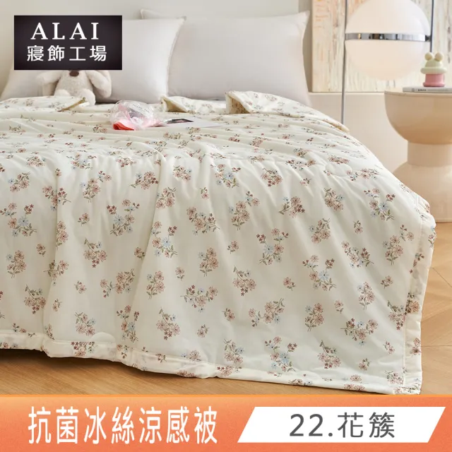 【ALAI 寢飾工場】買1送1 涼夏韓版抗菌冰絲涼被 多款任選 150×200cm(可水洗/四季被/冰冰被/涼感絲/隨身被)