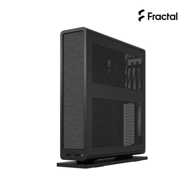 【Fractal Design】Ridge PCIe 4.0 薄型 mITX機殼(簡約小巧的外型 橫放直擺都有型)
