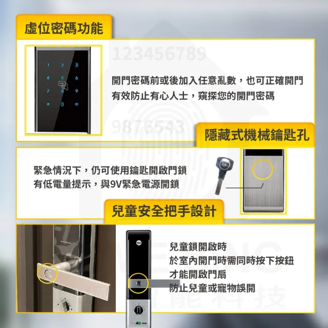 【Yale 耶魯】YDM 3109A 經典款/指紋/卡片/密碼/鑰匙智能門鎖(科技銀 原廠公司貨 含基本安裝)
