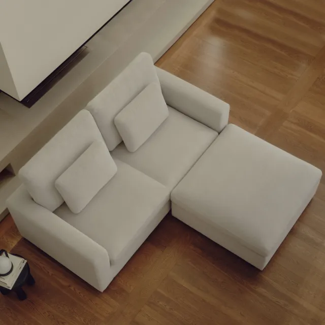 【iloom 怡倫家居】momo 獨家★S03 3人座防潑水模組沙發