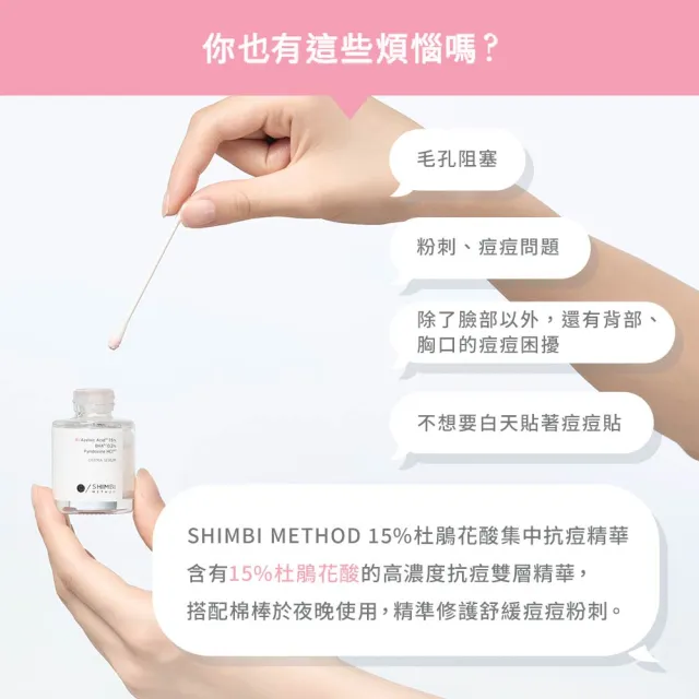 【SHIMBI METHOD 審美之選】15%杜鵑花酸集中抗痘精華