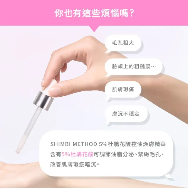 【SHIMBI METHOD 審美之選】5%杜鵑花酸控油煥膚精華