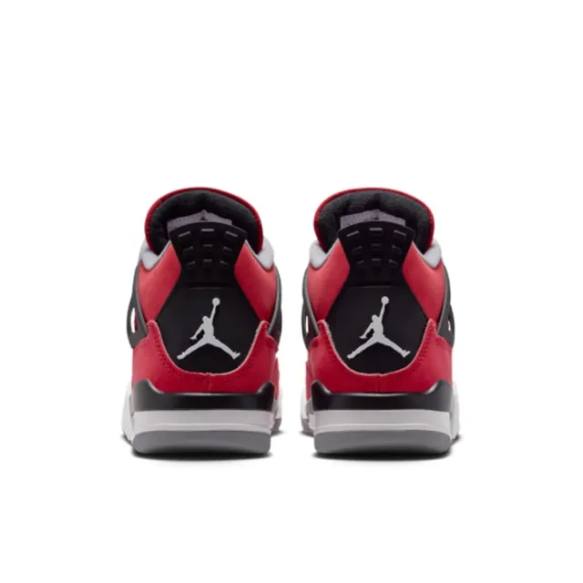 【NIKE 耐吉】Air Jordan 4 Retro 2026 紅黑 GS 街頭 麂皮 緩震 休閒鞋 運動鞋 大童鞋 FQ8213-600