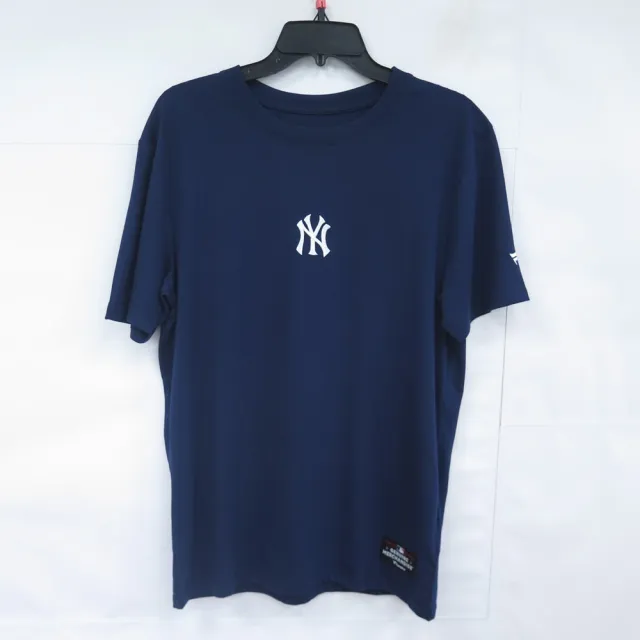 【FANATICS】MLB短袖上衣 T恤 紐約洋基隊 刺繡Logo (MLBTS526113NV1海軍藍)