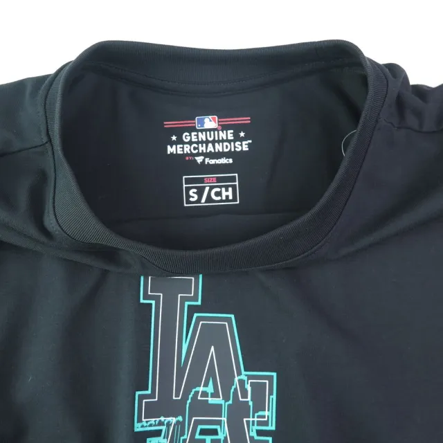 【FANATICS】MLB短袖上衣 T恤 洛杉磯道奇隊 (MLBTS526116BK1黑)