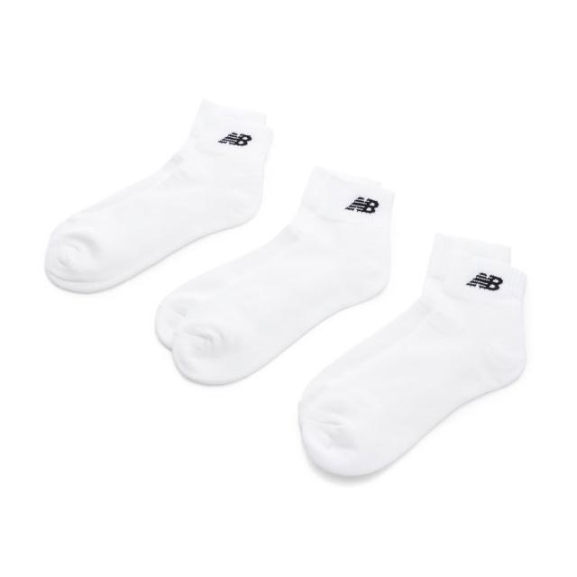 【NEW BALANCE】NB LOGO棉短襪_7232510180_中性_白色