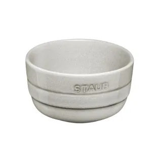 【STAUB】圓形陶瓷餐碗10cm-松露白(德國雙人牌集團官方直營)