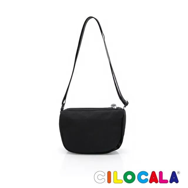 【CILOCALA】亮彩尼龍防潑水半月斜背包-小-多色 (手機包/護照包)