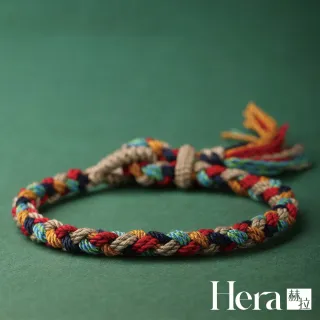 【HERA 赫拉】藏式札基拉姆手工編織轉運手繩 H115041704(藏式 札基拉姆 手工 編織 轉運 手繩)