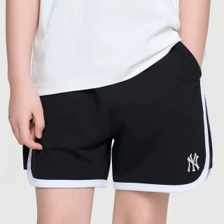 【MLB】童裝 女版運動短褲 紐約洋基隊 (7FSPB0263-50BKS)