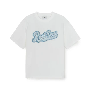 【MLB】童裝 短袖T恤 Monogram系列 波士頓紅襪隊 (7ATSM1963-43WHS)