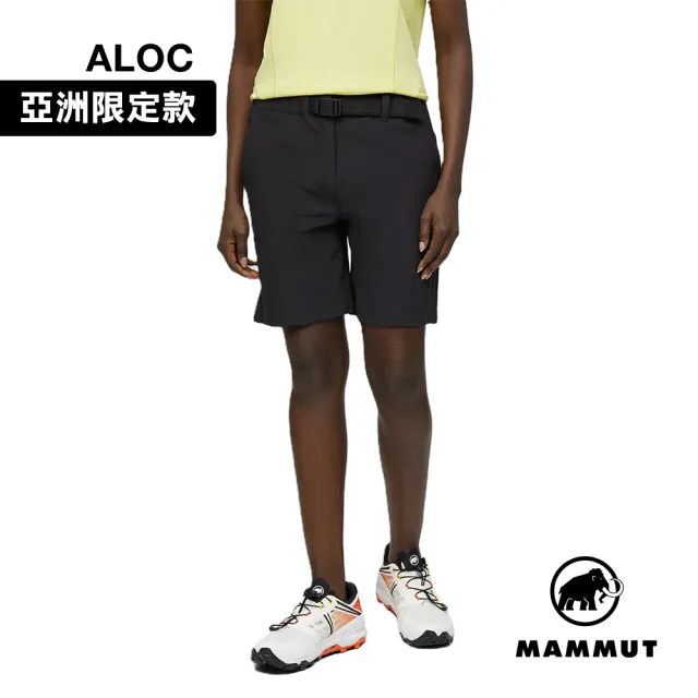 【Mammut 長毛象】Trekkers IV Shorts AF W 日系舒適靈活防潑水短褲 黑色 女款 #1023-00484