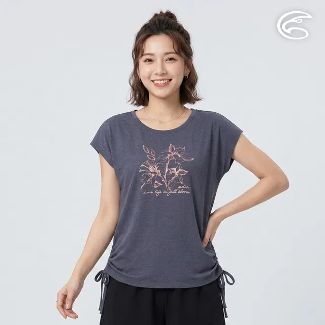【ADISI】女輕量散熱超透氣抑菌消臭抽皺排汗衣 AL2611020 濃藍 S-2XL｜吸濕排汗 快乾 防臭 輕量 T恤