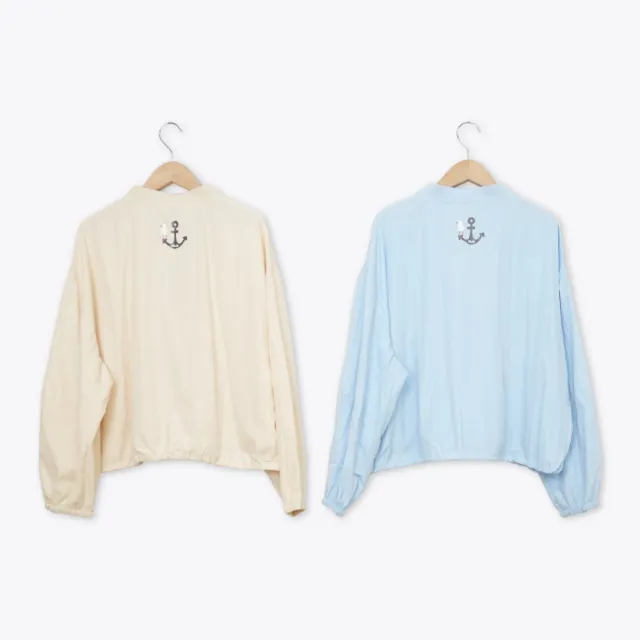 【Dailo】防水輕量短外套 藍 米(魅力商品)