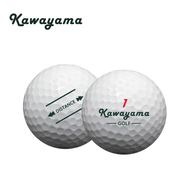 台灣製Kawayama GOLF川山高爾夫球-桿桿好系列-2層球(20打送2打)