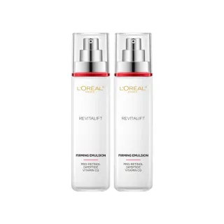【L’OREAL Paris 巴黎萊雅】活力緊緻專研抗皺修護精華乳110ml_2入組(A醇PRO)