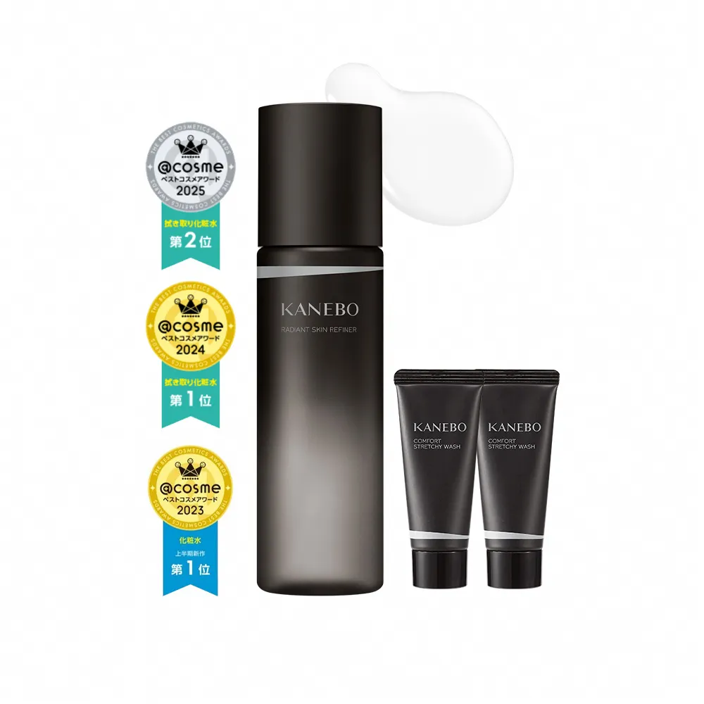 【Kanebo 佳麗寶】KANEBO 煥采新生美肌水 200mL(加贈保濕洗顏皂霜)(大K)(化妝水)