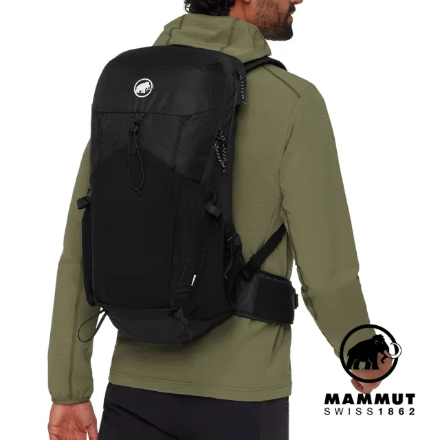 【Mammut 長毛象官方直營】Ducan 22 輕量健行後背包 22L 黑色 #2530-01220
