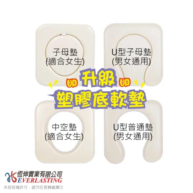 【恆伸醫療器材】ER-4528 便利座 鋁合金 洗澡椅/便器椅/便盆椅(可收合、可調高度、可架馬桶)