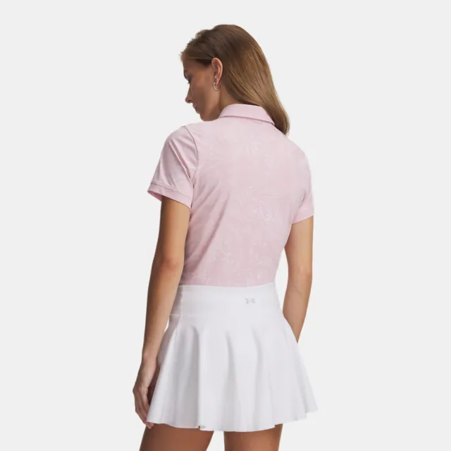 【UNDER ARMOUR】UA 女 ArmourDry 印花短POLO_6009806-647