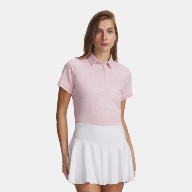 【UNDER ARMOUR】UA 女 ArmourDry 印花短POLO_6009806-647