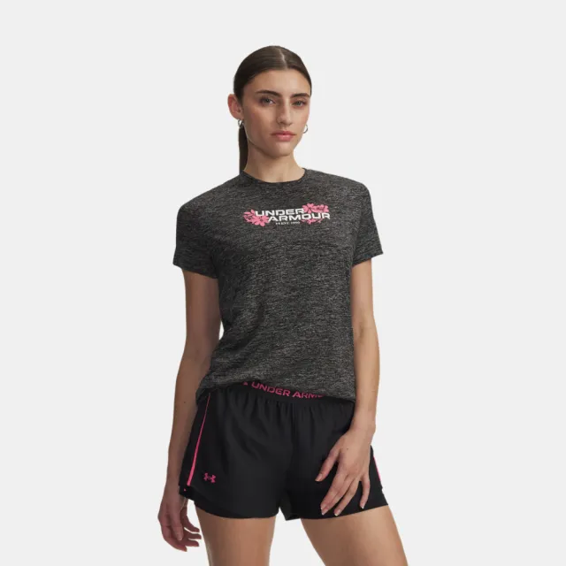 【UNDER ARMOUR】UA 女 Tech Twist Graphic 短袖T-Shirt_6010874-001