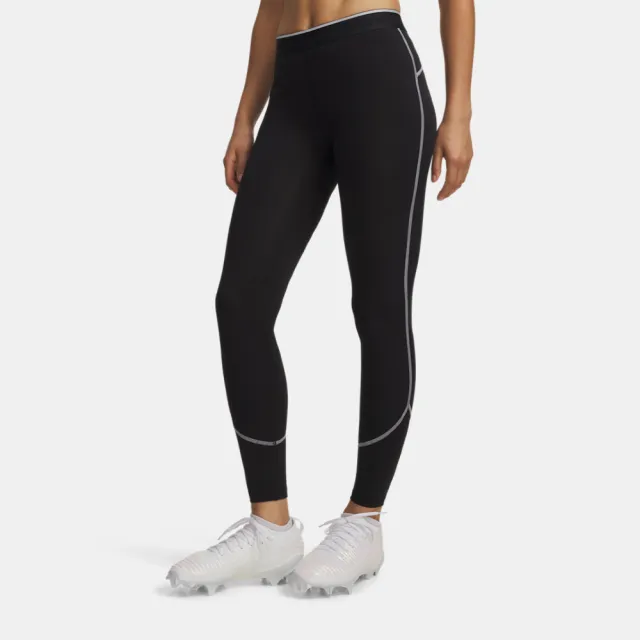 【UNDER ARMOUR】UA 女 HG Elite 緊身運動長褲_6015372-008
