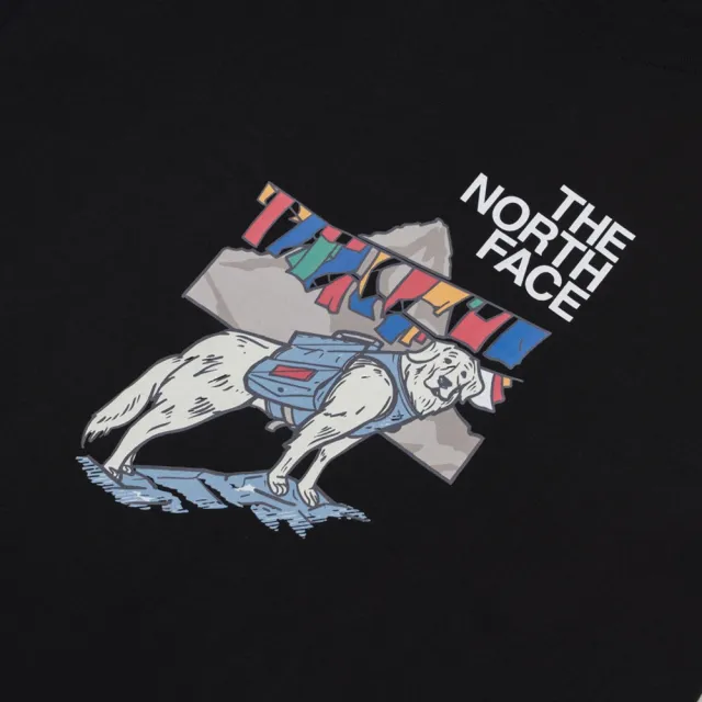 【The North Face】北臉 短袖上衣 男 女 中性 U HEAVYWEIGHT MTN OVS SS TEE GRAPHIC 黑 NF0A8GVTJK3