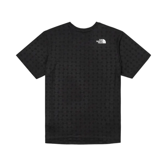 【The North Face】北臉 短袖上衣 男 速乾 M 24/7 PENTADOME EMBOSSED REG SHORT SLEEVE 黑 NF0A8HR1JK3