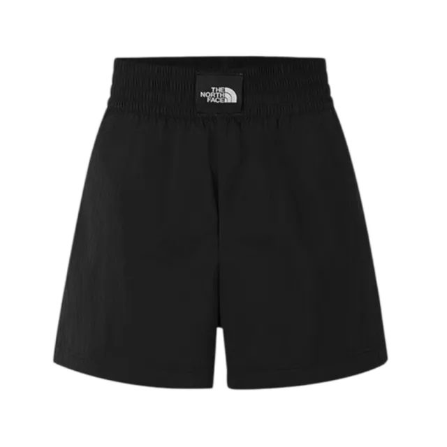 【The North Face】北臉 短褲 女 運動褲 防曬 防風 防潑水 W BRAND PROUD SHORT 黑 NF0A8C5AJK3