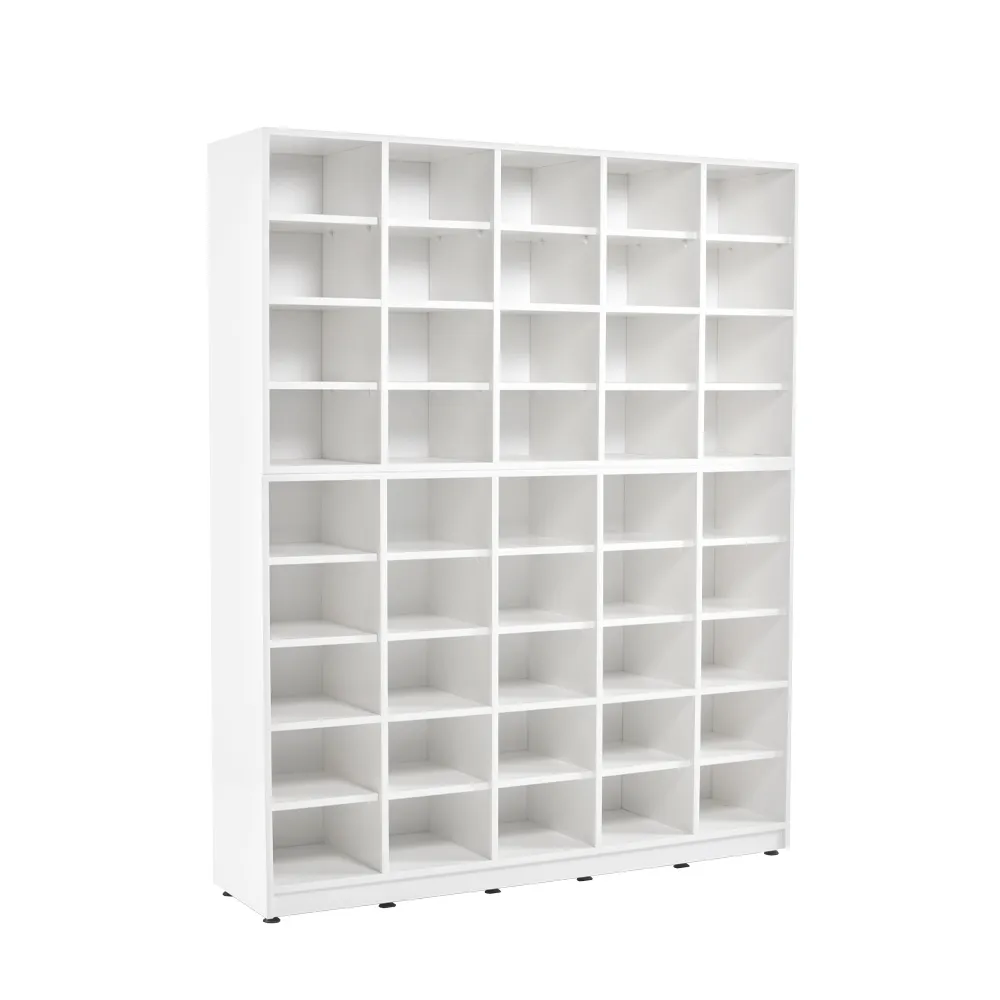 【澄品】塑鋼45格開放式鞋櫃-桃園以北免運 偏遠除外(寬129深31高158)