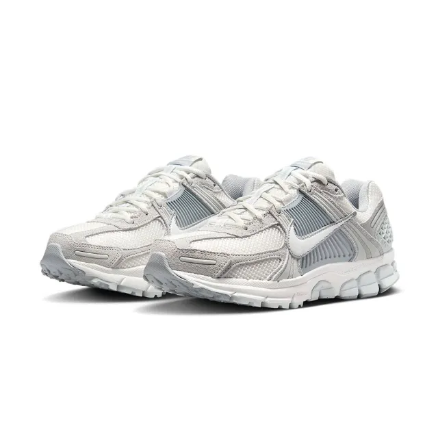 【NIKE 耐吉】Zoom Vomero 5 男鞋 女鞋 灰白色 網布 透氣 復古 老爹鞋 休閒 運動 慢跑鞋 HQ0458-001