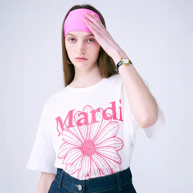 【MARDI MERCREDI】印花短TEE 多色 經典小雛菊  臘腸狗 CROPPED / TSHIRT FLOWERMARDI
