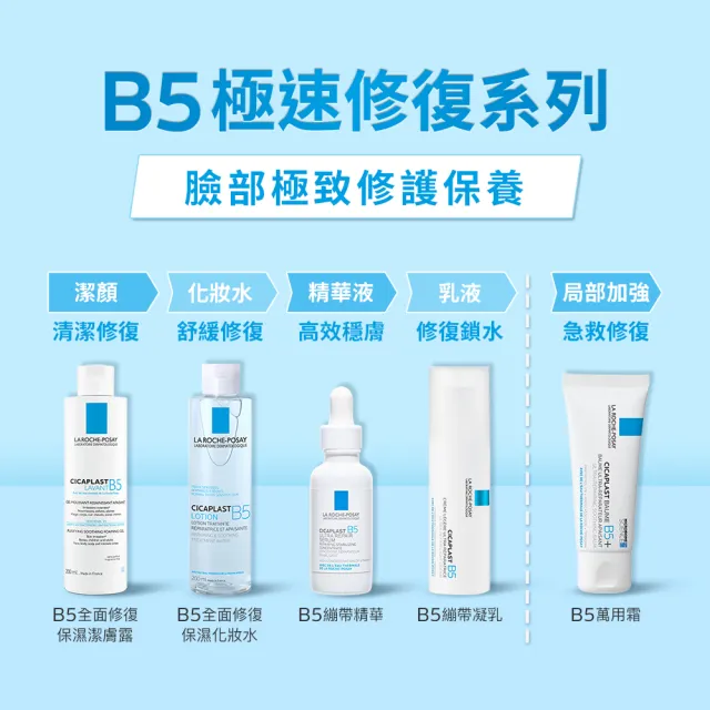 【理膚寶水】B5+全面修復霜重量版100ml 年度限定組_D(極速修復/B5萬用霜/0-100歲皆適用/乳霜)
