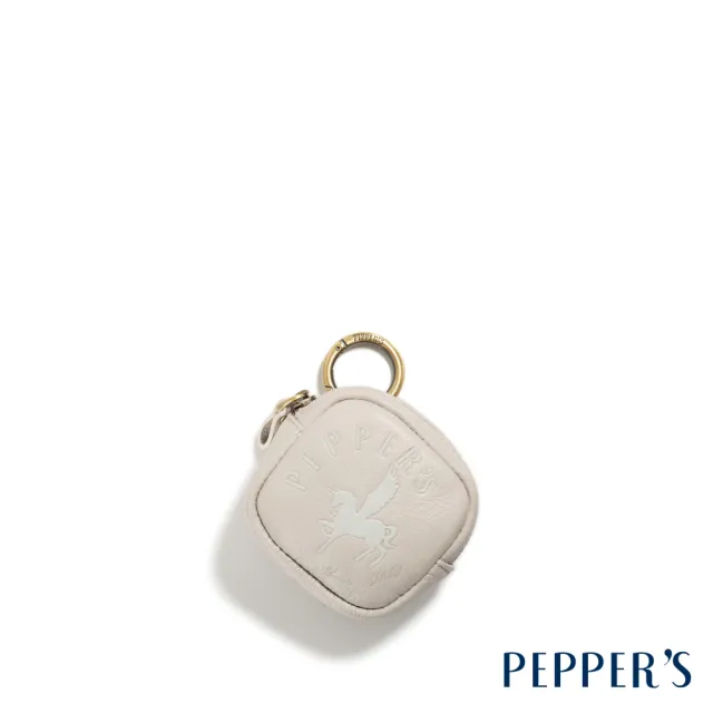 【PEPPER’S】雙11 真皮 PEGASUS 牛皮幾何萬用小包 - 暗紅色/摩卡棕/月光灰(耳機包零錢)