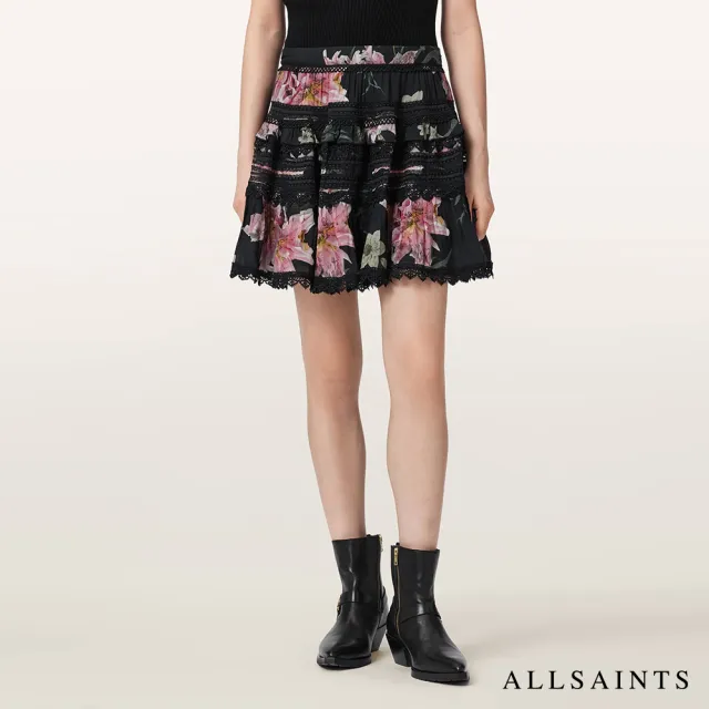 【ALLSAINTS】ZORA 印花短裙 W056RE(常規版型)