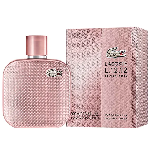 【LACOSTE】Lacoste Silver Rose 經典流光玫瑰淡香精 100ml (專櫃公司貨)