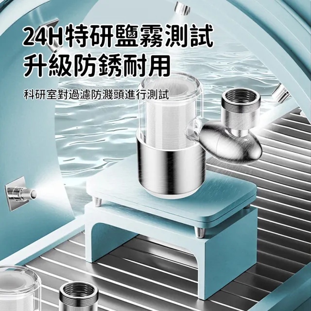 【SUNORO】萬向旋轉水龍頭延伸器 節水增壓器 兩檔出水模式 防濺設計 高耐磨精銅介面 浴室面盆加長轉接頭