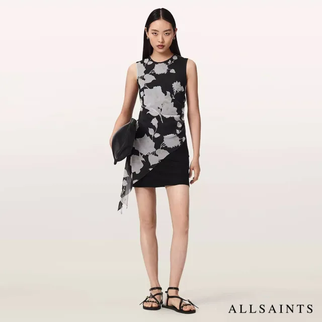 【ALLSAINTS】RILEY 印花短洋裝 W134DE(常規版型)