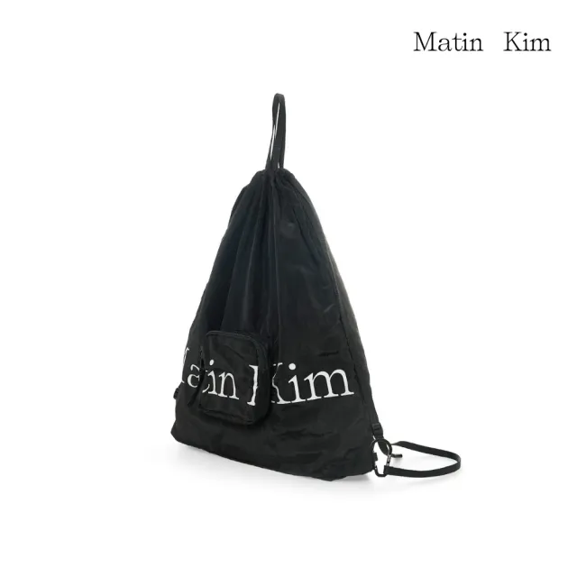 【MATIN KIM】官方旗艦 可收納輕量束口袋(黑色)