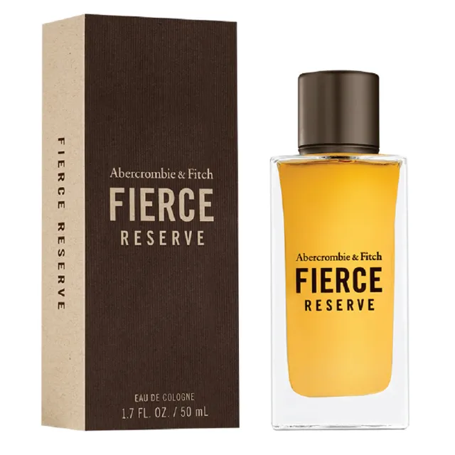 【Abercrombie & Fitch】Fierce Reserve 天生酩品男性古龍水50ml (專櫃公司貨)