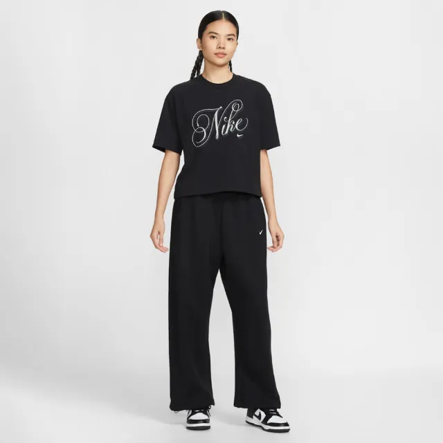 【NIKE 耐吉】短袖上衣 女 AS W NSW SS TEE BOXY SCRIPT 黑 IH7608-010 (3S4948)