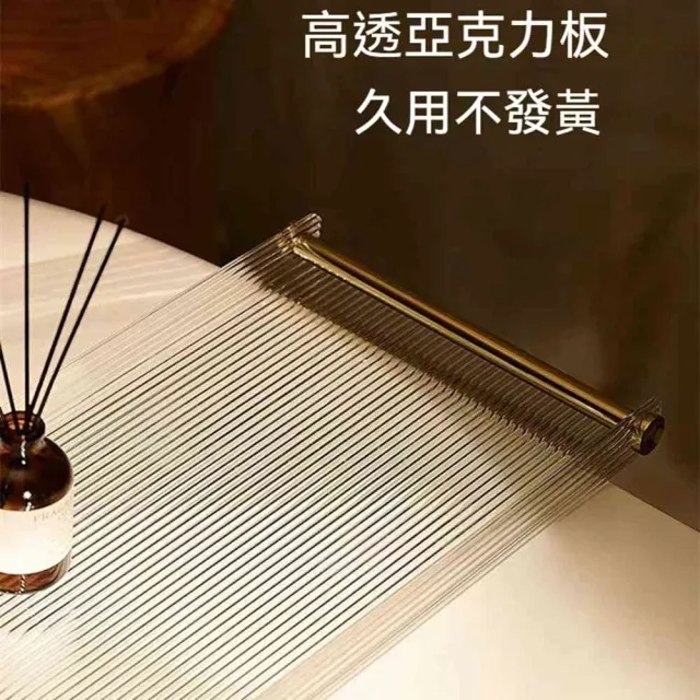 【AnDa 安達】浴缸架 浴室浴缸置物架衛生間泡澡洗澡間浴盆亞克力收納架子網紅透明支架(高透亞克力)