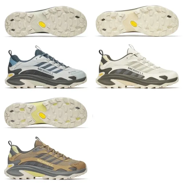 【MERRELL】MOAB SPEED 2 GTX 男款 女款 防水 登山鞋 灰藍 米白 棕綠 牛軋糖 水洗藍 玫瑰 霧灰 戶外鞋