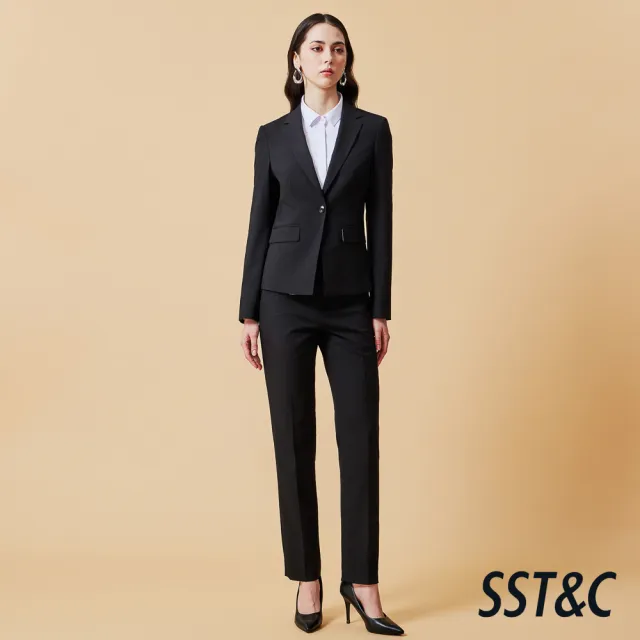 【SST&C】女裝_可機洗 全長修身西裝褲(多款任選)(OUT)(雙11限定)