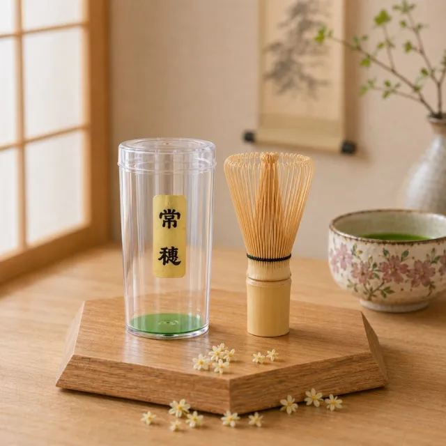 南山居 日式抹茶-濃茶白竹茶筅常穗(日式茶筅 茶筅進階款 茶道用品 抹茶工具)